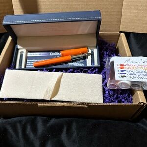 Conklin Calligraphy pen Never been used Comes with 5 Inks